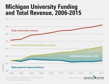 University Revenue in Michigan